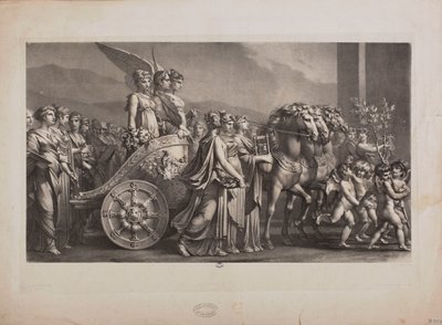 De triomf van Bonaparte, of Vrede door Louis Joseph Maurice